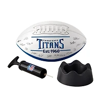 Logo Brands Tennessee Titans 2025 Autograph Signature Football