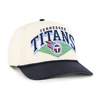 Casquette ajustable Pomona Rope Hitch pour homme, couleur crème, style Tennessee Titans, '47