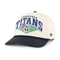 Men's '47 Cream Tennessee Titans Pomona Rope Hitch Adjustable Hat