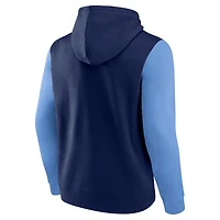 Sweat à capuche enfiler Fanatics bleu marine Tennessee Titans Big & Tall Outline pour hommes