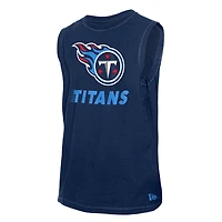 Débardeur pour homme de la collection Leisure New Era bleu marine Tennessee Titans