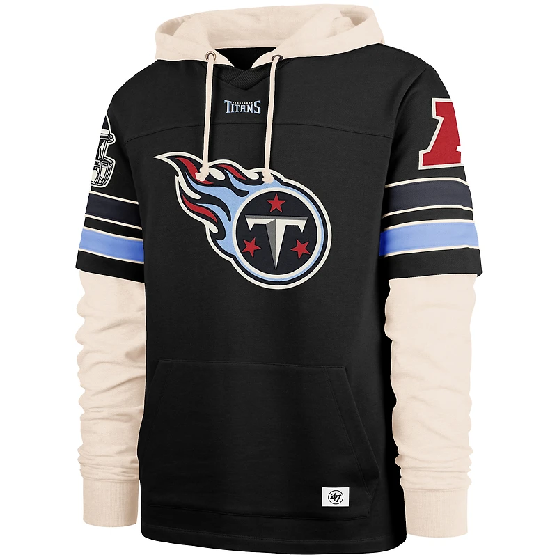 Sweat à capuche noir « 47 » pour homme, Tennessee Titans, Split Zone Cornerback Duo