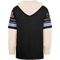 Men's '47  Black Tennessee Titans Split Zone Cornerback Duo Hoodie