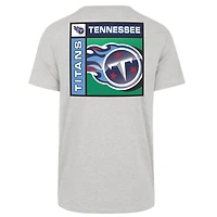 T-shirt Franklin gris chromé pour homme, modèle 1947, des Titans du Tennessee