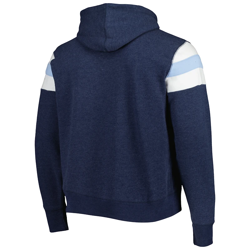 Men's '47 Heathered Navy Tennessee Titans Premier Nico Pullover Hoodie