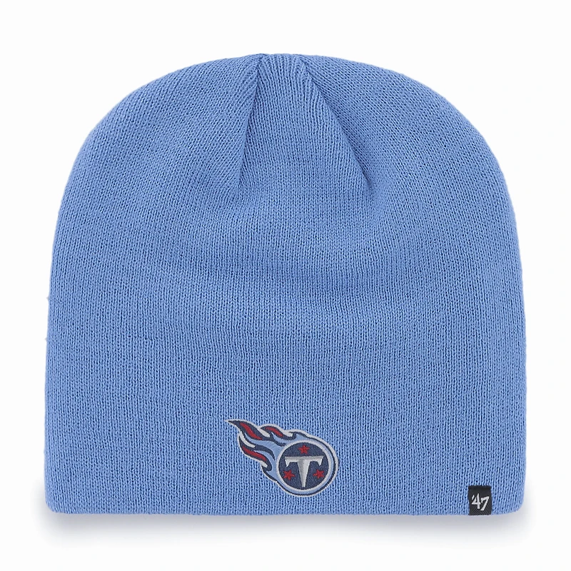 Men's '47 Light Blue Tennessee Titans Secondary Logo Knit Beanie