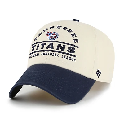 Men's '47  Natural Tennessee Titans Windham Clean Up Adjustable Hat