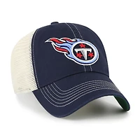 Men's '47  Navy/Natural Tennessee Titans Trawler Trucker Clean Up Adjustable Hat