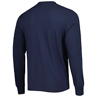 Men's '47 Navy Tennessee Titans Brand Wide Out Franklin Long Sleeve T-Shirt