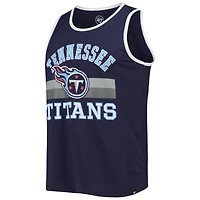 Men's '47 Navy Tennessee Titans Edge Super Rival Tank Top