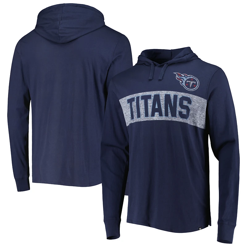 T-shirt à capuche manches longues Franklin '47 Tennessee Titans Field pour homme