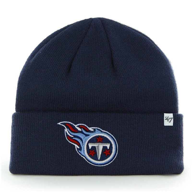 Bonnet en tricot à revers pour hommes '47 Navy Tennessee Titans Primary