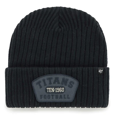 Bonnet en tricot à revers Ridgeway '47 Navy Tennessee Titans pour hommes