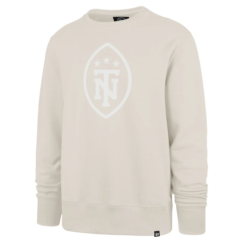 Men's '47 Sand Tennessee Titans Imprint Headline Sweatshirt