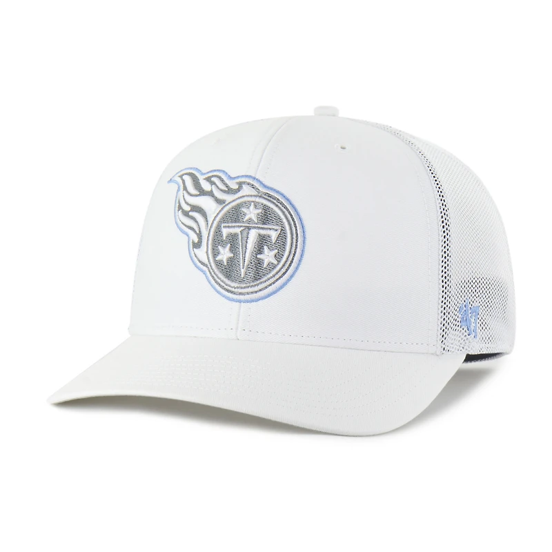 Casquette extensible blanche « Trophée Snowball des Titans du Tennessee » pour homme, modèle 47