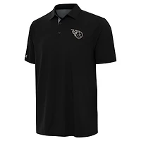 Men's Antigua Black Tennessee Titans Era Polo