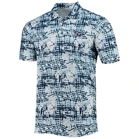 Polo bleu marine Antigua pour homme, motif vif des Titans du Tennessee