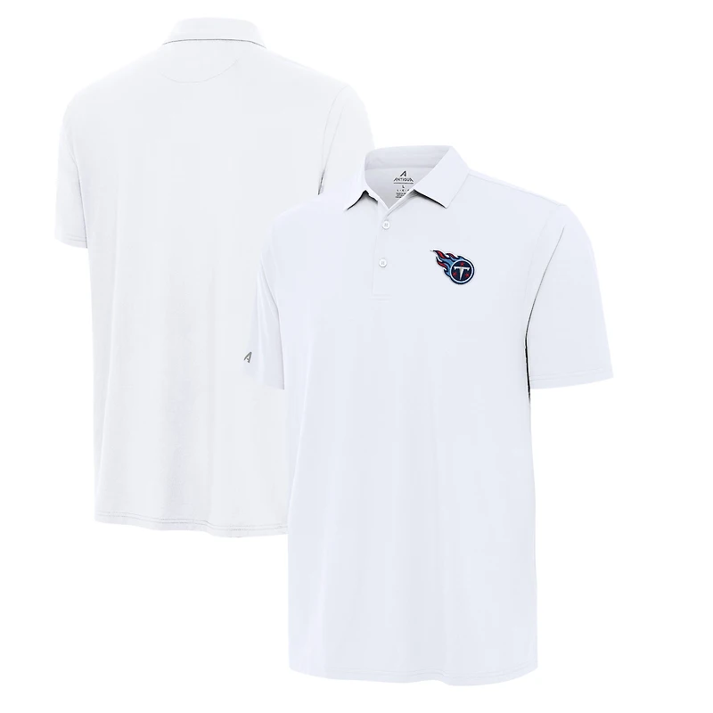 Men's Antigua White Tennessee Titans Era Polo