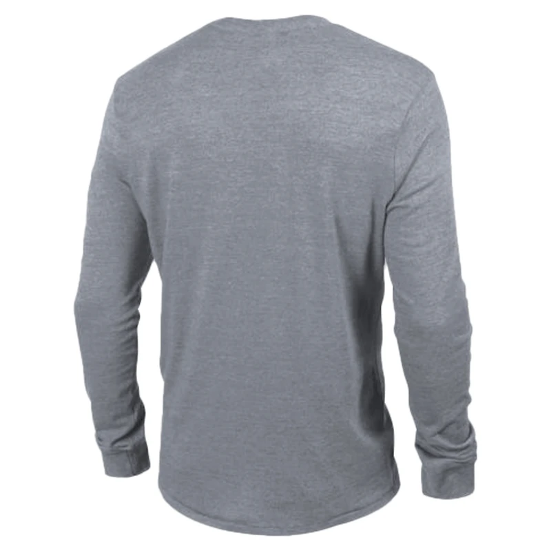 Men's Champion Charcoal Tennessee Titans Ultimate Tri-Blend Long Sleeve T-Shirt