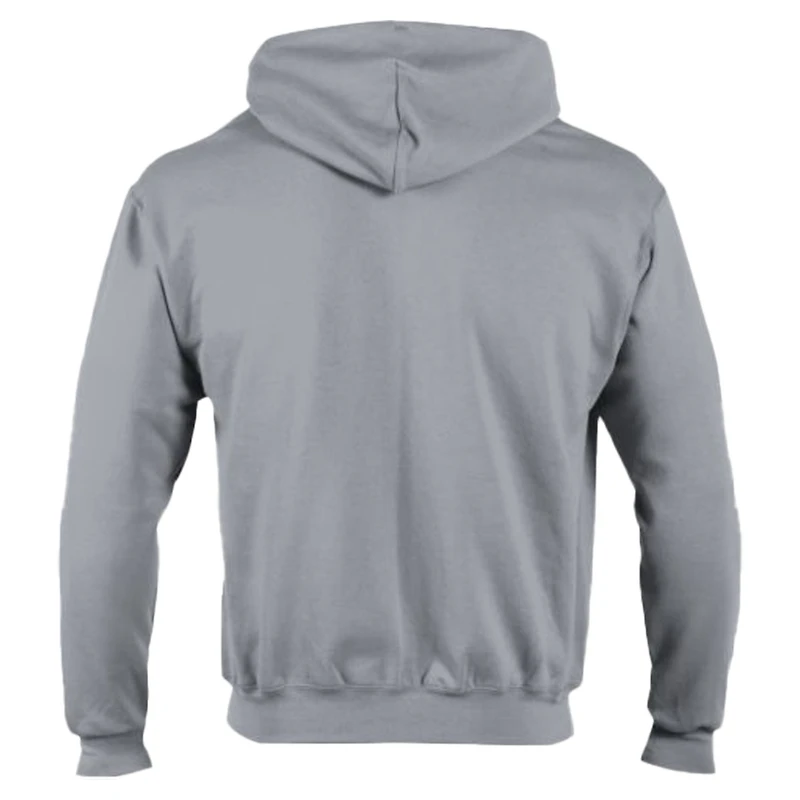 Men's Champion Heather Gray Tennessee Titans Powerblend Fleece Full-Zip Hoodie
