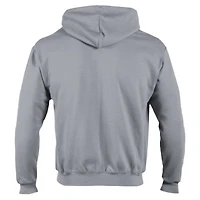 Men's Champion  Heather Gray Tennessee Titans Powerblend Fleece Full-Zip Hoodie