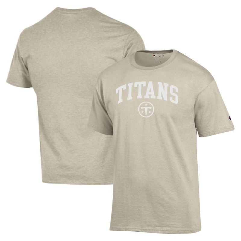 T-shirt Champion Oatmeal Tennessee Titans pour homme