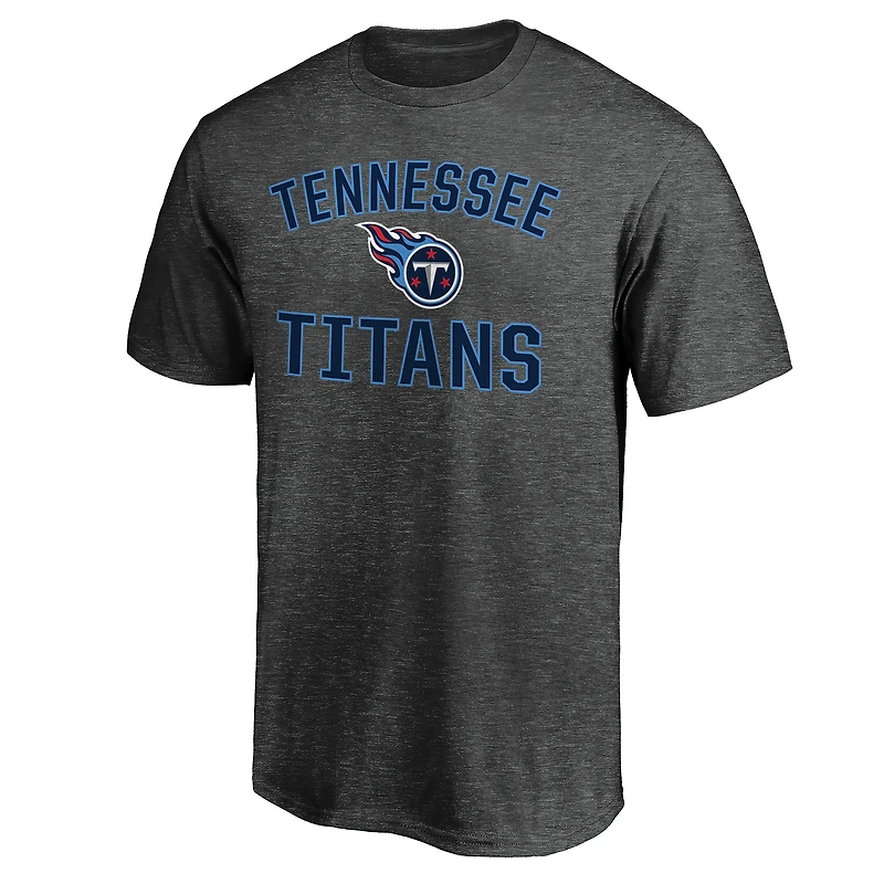 Men's  Charcoal Tennessee Titans Victory Arch T-Shirt