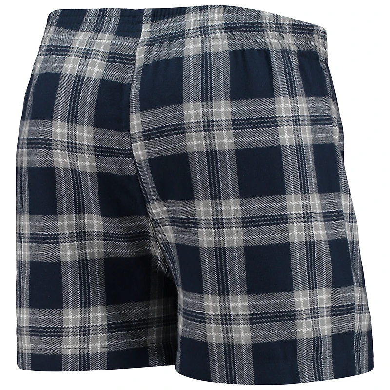 Boxer Concepts Sport pour hommes en flanelle à emporter Tennessee Titans bleu marine/argenté