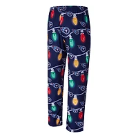 Men's Concepts Sport  Navy Tennessee Titans Garland Knit Raglan Long Sleeve Top and Pants Set