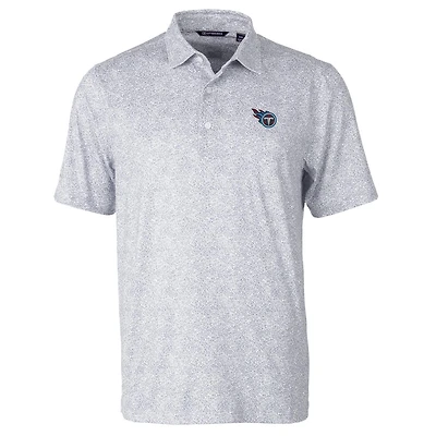 Polo extensible gris à imprimé Pike Constellation des Titans du Tennessee pour homme, Cutter & Buck
