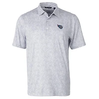 Polo extensible gris à imprimé Pike Constellation des Titans du Tennessee pour homme, Cutter & Buck