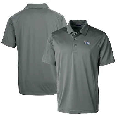 Polo extensible texturé Prospect pour homme Cutter & Buck Steel Tennessee Titans, grandes tailles
