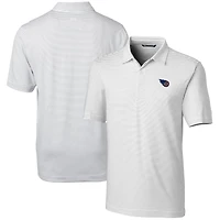 Polo extensible à rayures crayon Forge pour homme, blanc, Cutter & Buck, Tennessee Titans, grandes tailles