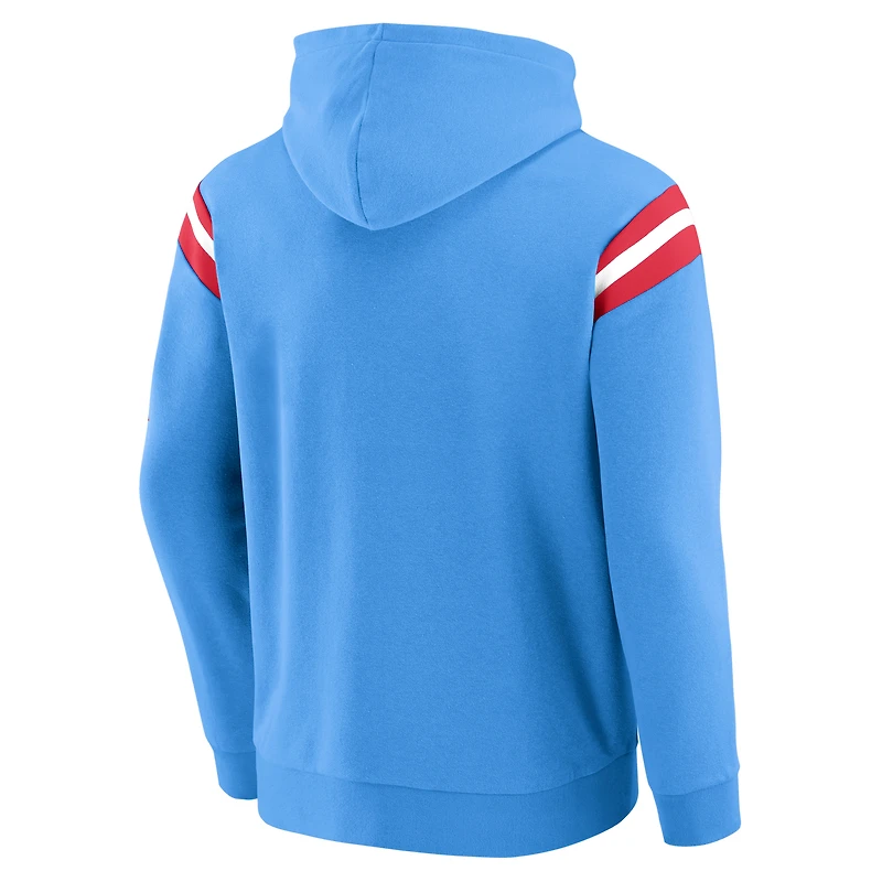 Sweat à capuche de football NFL bleu clair pour homme la collection Darius Rucker Fanatics Tennessee Titans