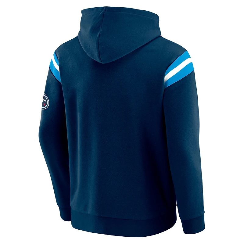 Men's Darius Rucker Collection by Fanatics Navy Tennessee Titans Football Washed Pullover Hoodie