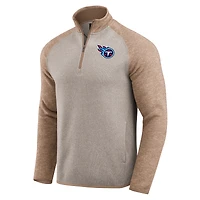 Veste zippée ton sur pour homme de la collection Darius Rucker Fanatics, couleur tan, Tennessee Titans