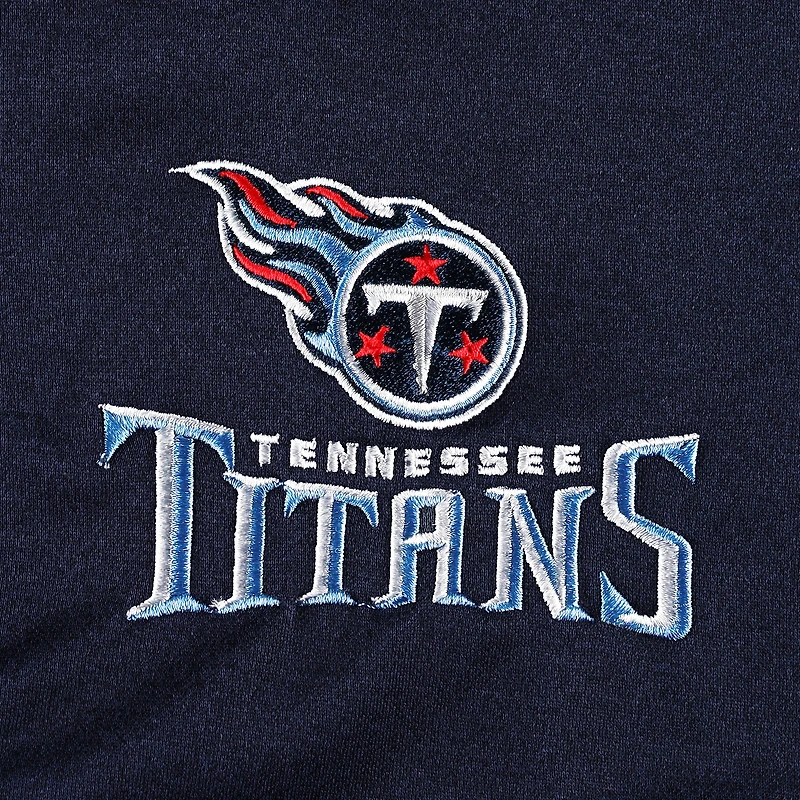 Veste Dunbrooke Heather Navy Tennessee Titans Freestyle Tech Fleece Full-Zip pour homme