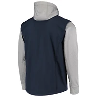 Men's Dunbrooke Navy/Gray Tennessee Titans Alpha Full-Zip Jacket