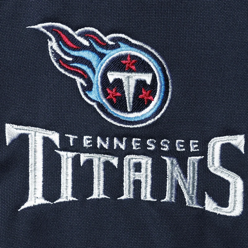 Chandail à capuchon glissière pleine longueur pour homme Dunbrooke Navy/Gris Tennessee Titans Apprentice