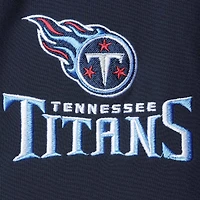 Men's Dunbrooke Navy Tennessee Titans Big & Tall Archer Softshell Full-Zip Vest