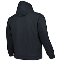 Men's Dunbrooke Navy Tennessee Titans Big & Tall Dakota Canvas Hoodie Full-Zip Jacket