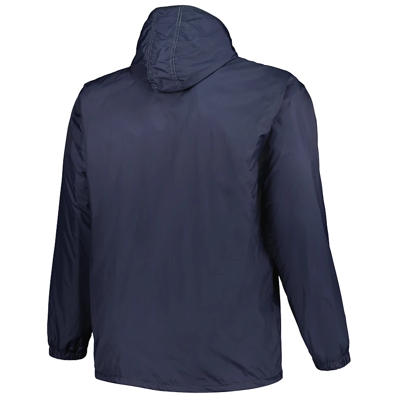 Dunbrooke Navy Tennessee Titans Big & Tall Legacy Stadium Veste entièrement zippée pour homme