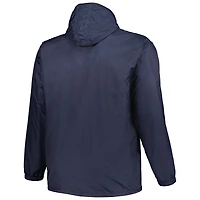 Dunbrooke Navy Tennessee Titans Big & Tall Legacy Stadium Veste entièrement zippée pour homme