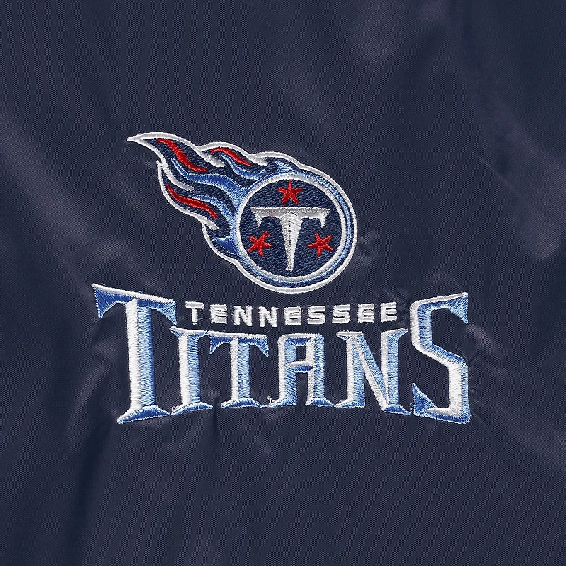 Dunbrooke Navy Tennessee Titans Big & Tall Legacy Stadium Veste entièrement zippée pour homme