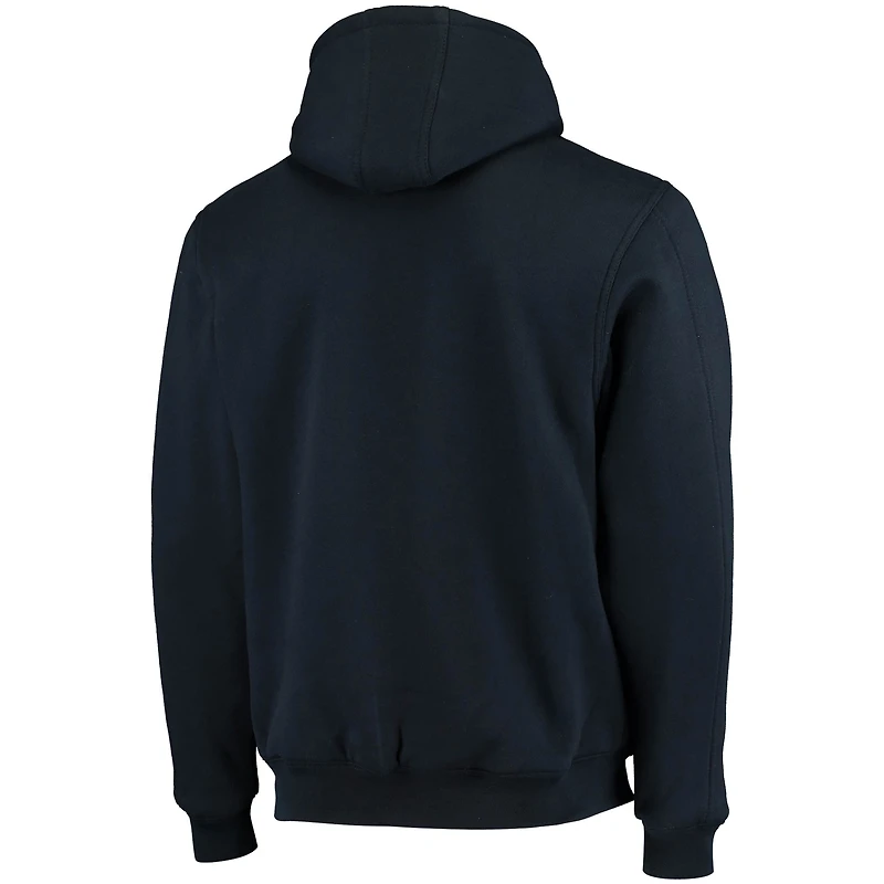 Dunbrooke Navy Tennessee Titans Craftsman Sweat à capuche entièrement zippé avec doublure thermique pour homme