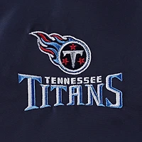 Dunbrooke Navy Tennessee Titans Hurricane Raglan Veste coupe-vent entièrement zippée pour homme