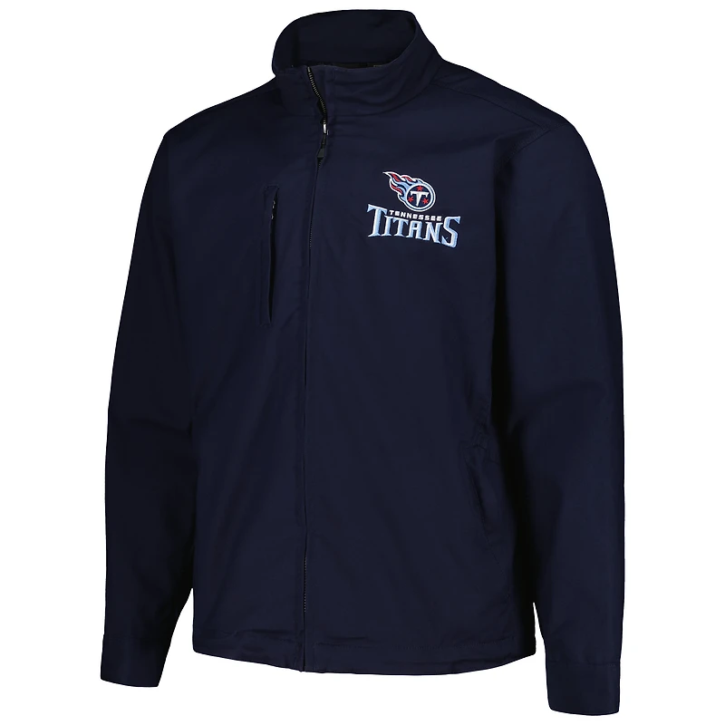 Dunbrooke Navy Tennessee Titans Journey Workwear Veste à fermeture éclair intégrale pour homme