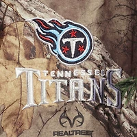 Dunbrooke Realtree Camo Tennessee Titans Circle Sportsman Veste imperméable compressible entièrement zippée pour hommes