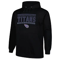 Sweat à capuche noir Fanatics Tennessee Titans Big & Tall Pop pour hommes