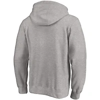 Sweat à capuche ajusté Fanatics Heather Grey Tennessee Titans Fade Out pour hommes